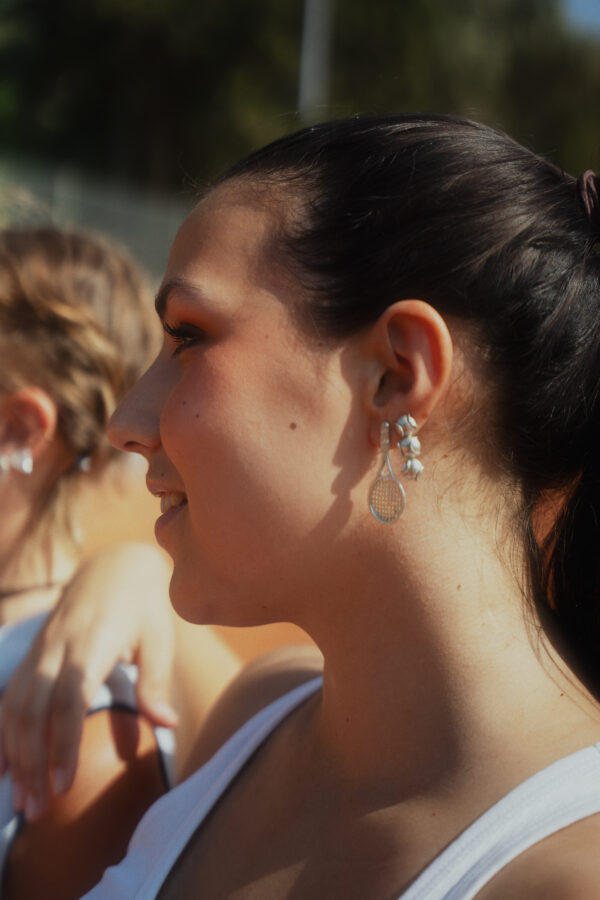 Tennis Match Earrings - Image 2