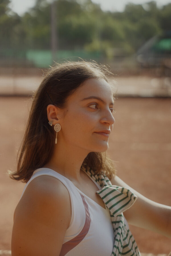 Badminton Birdie Earrings - Image 4