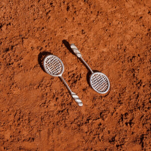 Badminton Rackets Earrings
